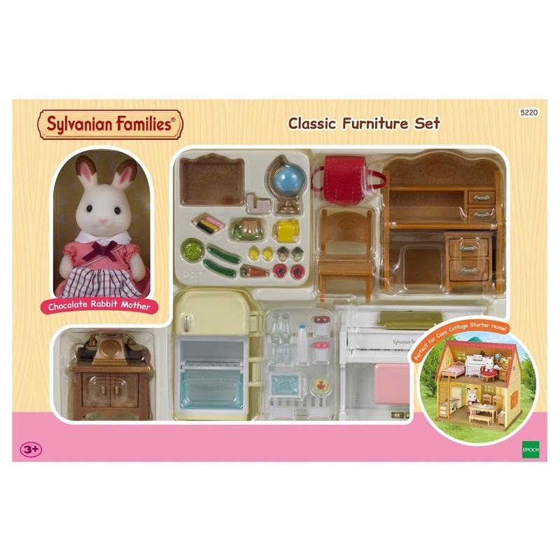 sylvanian families refrigerator set