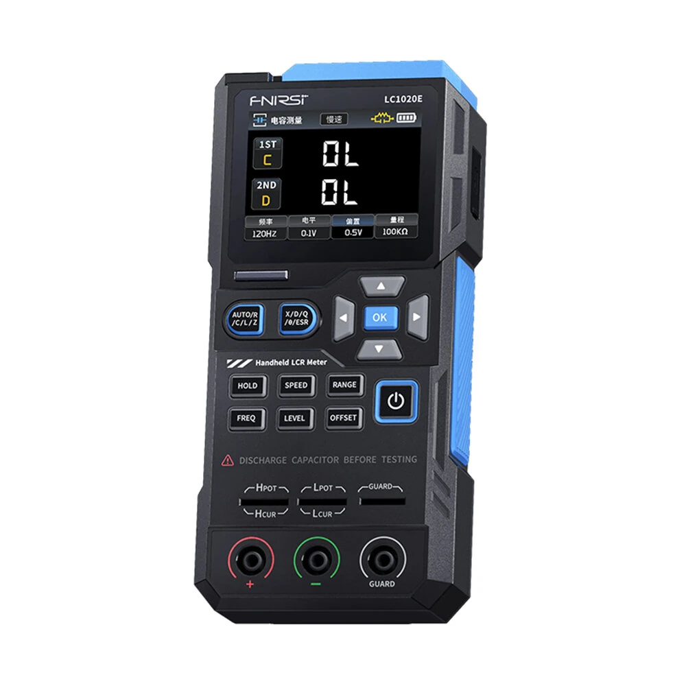 FNIRSI LC1020E High Precision Handheld Digital Bridge LCR ESR Tester