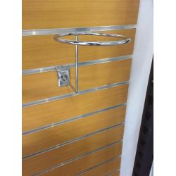 โชว์หมวกวงกลม slatwall