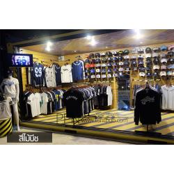 แผ่นฝนังเสียบ slatwall 1.2 ม.*1.2 ม.