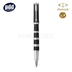 PARKER 5TH Ingenuity Large Metal & Rubber Black CT 5th Technology Mode Pen ปากกาป๊ากเกอร์ ฟิฟท์ อินจินิวอิตี้ ลาร์จ รับเบอร์ สีดำ เมทัล คลิปเงิน