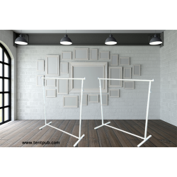 ราวเดี่ยววินเทจ หัวลูกปืน