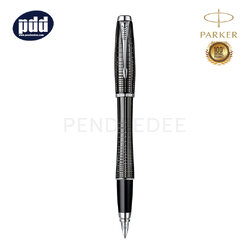 PARKER URBAN PREMIUM METAL CHISELLED ROLLERBALL PEN BLACK PEARL ปากกาป๊ากเกอร์โรลเลอร์บอล เออร์เบิน พรีเมี่ยม แบล็ค เพิร์ล