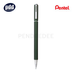 PENTEL ปากกาหมึกเจล เพนเทล เอ็นเนอร์เจล เฮ็กซาก้อน ด้ามโลหะ PENTEL EnerGel Hexagon Metal 0.7 mm. Green Gel Pen