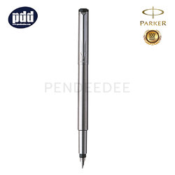 PARKER Vector Stainless Steel Fountain Pen ปากกาหมึกซึม ป๊ากเกอร์ เว็กเตอร์ สแตนเลส