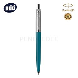 Parker Jotter Classic Special Peacock Blue CT Ballpoint Pen ปากกาลูกลื่น ป๊ากเกอร์ จ็อตเตอร์ คลาสสิค สเปเชียล น้ำเงินเขียว คลิปเงิน