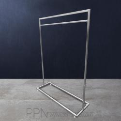 ราวสแตนเลส ฐานสี่เหลี่ยม บาร์คู่