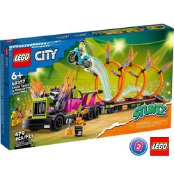 เลโก้ LEGO City 60357 Stunt Truck & Ring of Fire Challenge