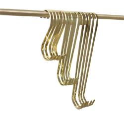 ตะขอตัวS แบนสีทอง