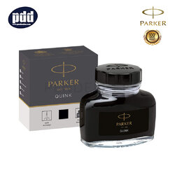 PARKER น้ำหมึกขวด ป๊ากเกอร์ ควิ้ง หมึกดำ PARKER Quink Black Ink in Bottle Refill