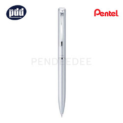PENTEL ปากกาหมึกเจล เพนเทล เอ็นเนอร์เจล สเตอร์ลิ่ง แบบหมุน PENTEL EnerGel Sterling Twist 0.7 mm. White Gel Pen