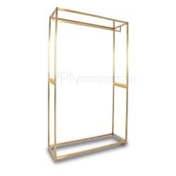 ราวกล่องสี่เหลี่ยมสแตนเลส สีทองไทเทเนี่ยม 180cm