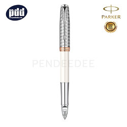 PARKER 5TH Sonnet11 Metal & Pearl CT ปากกาป๊ากเกอร์ ฟิฟท์ ซอนเน็ต 11 สีเมทัล แอนด์ เพิร์ล คลิปเงิน