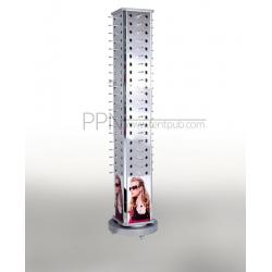 ชั้นโชว์แว่นตาสี่เหลี่ยม แบบหมุน