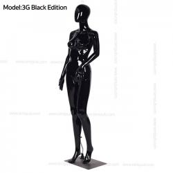 หุ่นเนื้อเงาเกรด A หญิง สีดำ