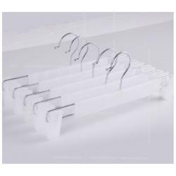 ไม้แขวนหนีบ019 สีขาว (แพ็ก12ชิ้น)