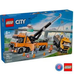 เลโก้ LEGO City 60467 Heavy-Duty Recovery Tow Truck with Crane