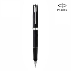 ปากกาสลักชื่อ PARKER ปากกาป๊ากเกอร์ โรลเลอร์บอล ซอนเนต ดำเงา คลิปเงิน – PARKER SONNET ROLLERBALL PEN LAC BLACK CHROME TRIM