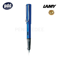 ปากกาสลักชื่อ LAMY ปากกาหมึก ลามี่ ออสตาร์ สีน้ำเงิน หัวเอฟ 0.5 มม. LAMY Al-Star Blue Nib F 0.5 mm. Fountain Pen