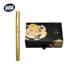 PARKER Vector XL Premium Gift limited Gold ปากกาโรลเลอร์บอล ชุดของขวัญ ป๊ากเกอร์ เว็กเตอร์ เอ็กซ์แอล สีทอง พร้อมที่คั่นหนังสือ