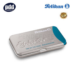 PELIKAN หมึกหลอด พิลิแกน อีเดลสไชน์ หมึกเขียวฟ้า PELIKAN Edelstein Aquamarine Ink Cartridges Refill