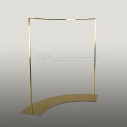 ราวสแตนเลสฐานโค้ง สีทองไทเทเนี่ยม