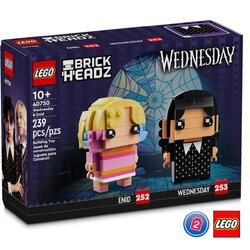 เลโก้ LEGO BrickHeadz 40750 Wednesday & Enid