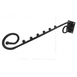 แขนเกาะฝนัง ไม้ม้วนหน้า-หลัง6ปุ่ม