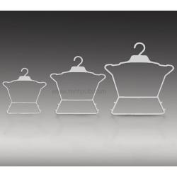 ไม้แขวนโครงกลมเด็ก สีขาว(แพ็ก12ชิ้น)