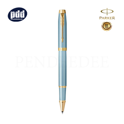 PARKER IM Writing Rituals Collection Turquoise Green GT Rollerball Pen ปากกาโรลเลอร์บอล ป๊ากเกอร์ ไอเอ็ม ไรทิง ริชชวล คอลเลคชั่น สีเขียว เทอร์คอยซ์ คลิปทอง