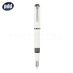 PELIKAN ปากกาหมึกซึม พีลีแกน เอ็ม205 PELIKAN M205 WHITE EF Nib Fountain Pen