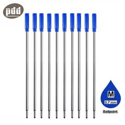 10 ชิ้น PDD ไส้ปากกาลูกลื่น Cross Style หมึกน้ำเงิน – 10 pcs Ballpoint Pen Refills Medium Point for Cross Style - Blue Ink