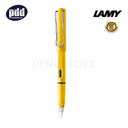 ปากกาสลักชื่อ LAMY ปากกาหมึกซึม ลามี่ ซาฟารี สีเหลือง หัวเอฟ 0.5 มม. LAMY Safari Yellow Nib F 0.5 mm. Fountain Pen