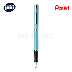 PENTEL ปากกาหมึกเจล เพนเทล สเตอร์ลิ่ง PENTEL Sterling 0.7 mm. Blue Gel Pen