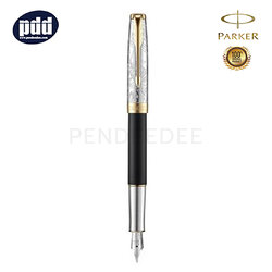 PARKER Sonnet18 Special Edition Matt Black GT Fountain Pen ปากกาหมึกซึม ป๊ากเกอร์ ซอนเน็ต18 สเปเชี่ยล อิดิชั่น สีดำด้าน คลิปทอง