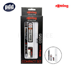 rOtring ชุดเครื่องเขียนรอตริง ดินสอกด ไส้ดินสอ ไม้บรรทัด และยางลบ rOtring Tikky Compact Set