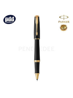 PARKER Urban Matte Black GT Rollerball Pen ปากกาโรลเลอร์บอล ป๊ากเกอร์ เออร์เบิน สีดำด้าน คลิปทอง