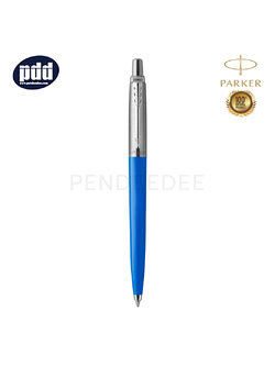 ปากกาสลักชื่อ PARKER ปากกาลูกลื่น ป๊ากเกอร์ จ็อตเตอร์ คลาสสิค สเปเชียล บลู คลิปเงิน Parker Jotter Classic Special Blue CT Ballpoint Pen