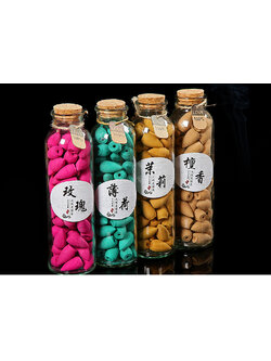 (พร้อมส่งจากไทย) กำยานควันไหล กำยานน้ำตก บรรจุขวดแก้ว 1 ขวด บรรจุ 60-65 เม็ด