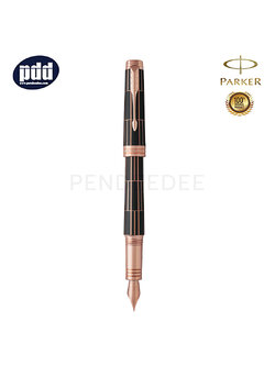 PARKER Premier Luxury Brown PGT Fountain Pen ปากกาหมึกซึม ป๊ากเกอร์ พรีเมี่ย ลัคซูรี่ สีน้ำตาล คลิปพิ้งโกลด์