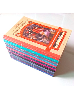 โรงเรียนสั่นประสาท ชุด อยากให้เรื่องนี้ไม่มีโชคร้าย เล่มที่ 1-12 Lemony Snicket เขียน อาริตา พงศ์ธรานนท์ แปล (12 เล่ม)