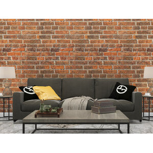 วอลเปเปอร์ภาพพิมพ์ อิฐลอฟท์ อิฐวินเทจ