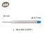 10 ชิ้น PDD ไส้ปากกาลูกลื่น Parker Style หมึกดำ – Ballpoint Pen Refills Medium Point for Parker Style Black Ink