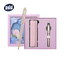 PARKER IM Hydrangeas Set Rollerball Pen + PU Pen Pouch ปากกาโรลเลอร์บอล + ซองหนังใส่ปากกา ป๊ากเกอร์ ไฮเดรนเยีย ชมพู คลิปทอง