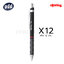 12 ด้าม rOtring ปากกาลูกลื่นรอตริง ติ๊กกี้ rOtring tikky 0.7 mm. Black Ballpoint Pen