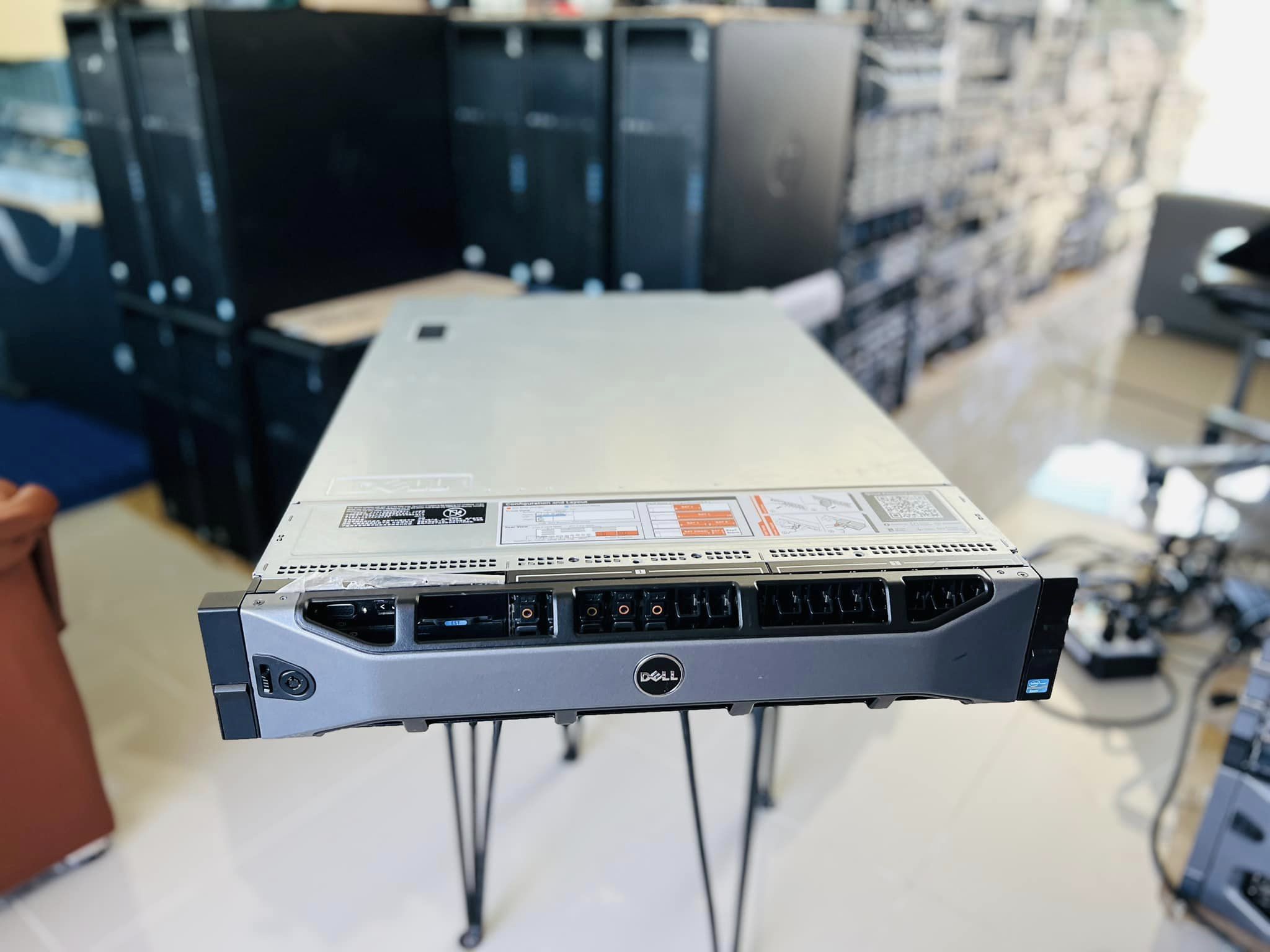 dell r720 2cpu 32gb 20cores 64gb 2.5" 16 unit เซิฟเวอร์มือสองพร้อมใช้งาน