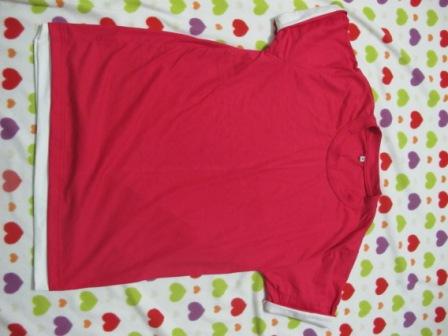 เสื้อยืดพับแขน เบิ้ลชาย