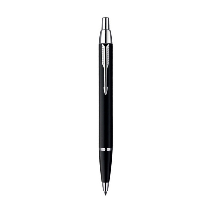 ปากกาสลักชื่อ ปากกาป๊ากเกอร์ ลูกลื่น ไอเอ็ม แมทดำ ซีที – PARKER IM MATTE BLACK CHROME TRIM BALLPOINT PEN