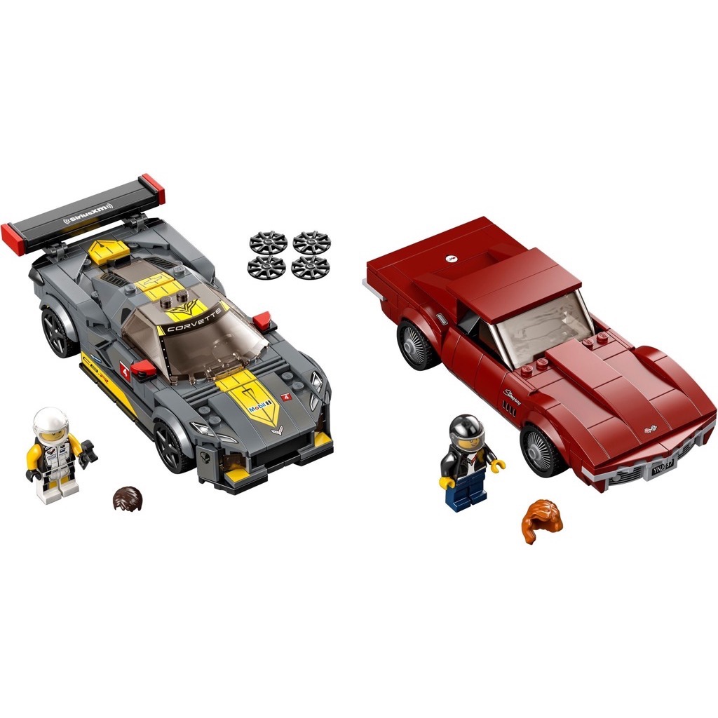 เลโก้ LEGO Speed Champions 76903 Chevrolet Corvette C8.R Race Car and 1968 Chevrolet Corvette