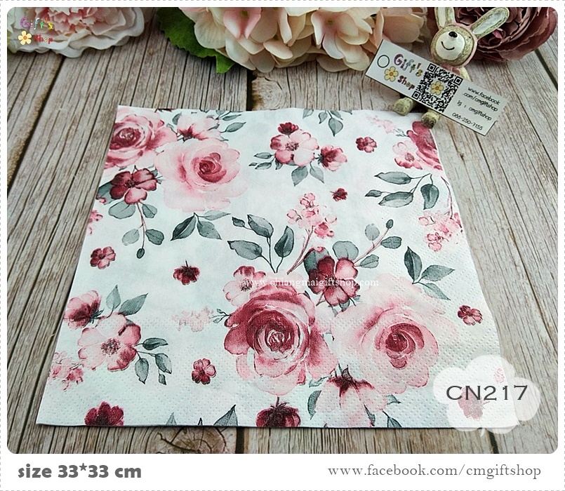 กระดาษแนปกิ้น, ลายดอกไม้สีชมพู, ลายช่อดอกไม้, ลายดอกกุหลาบ, ลายดอกไม้เล็กๆ, ลายดอกไม้, ลายเต็มผืน, พื้นหลังสีขาว, ลายหวานๆ, ลายภาพวาดดอกไม้สีน้ำ, ลายเล็กๆ
